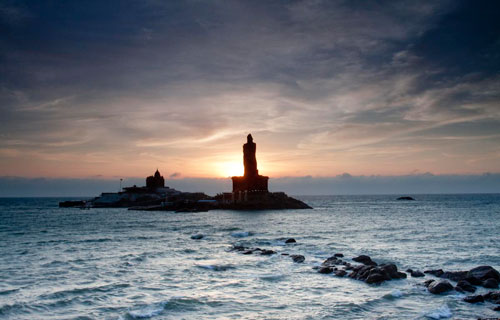 Kanyakumari in Sunrise Color Palettes