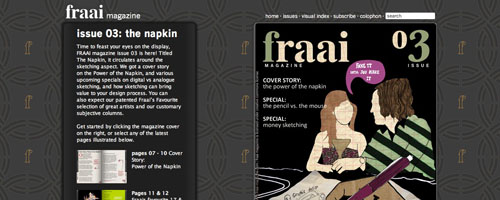Fraai Magazine screenshot