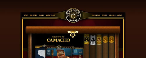 Camacho Cigars screenshot