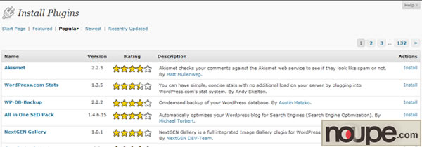 WordPress 2.7 Theme & Admin Area