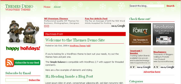 10 Seriously Elegant WordPress 2.7 Themes