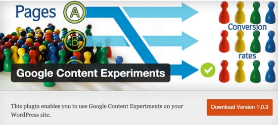Das Google Content Experiment Plugin für WordPress
