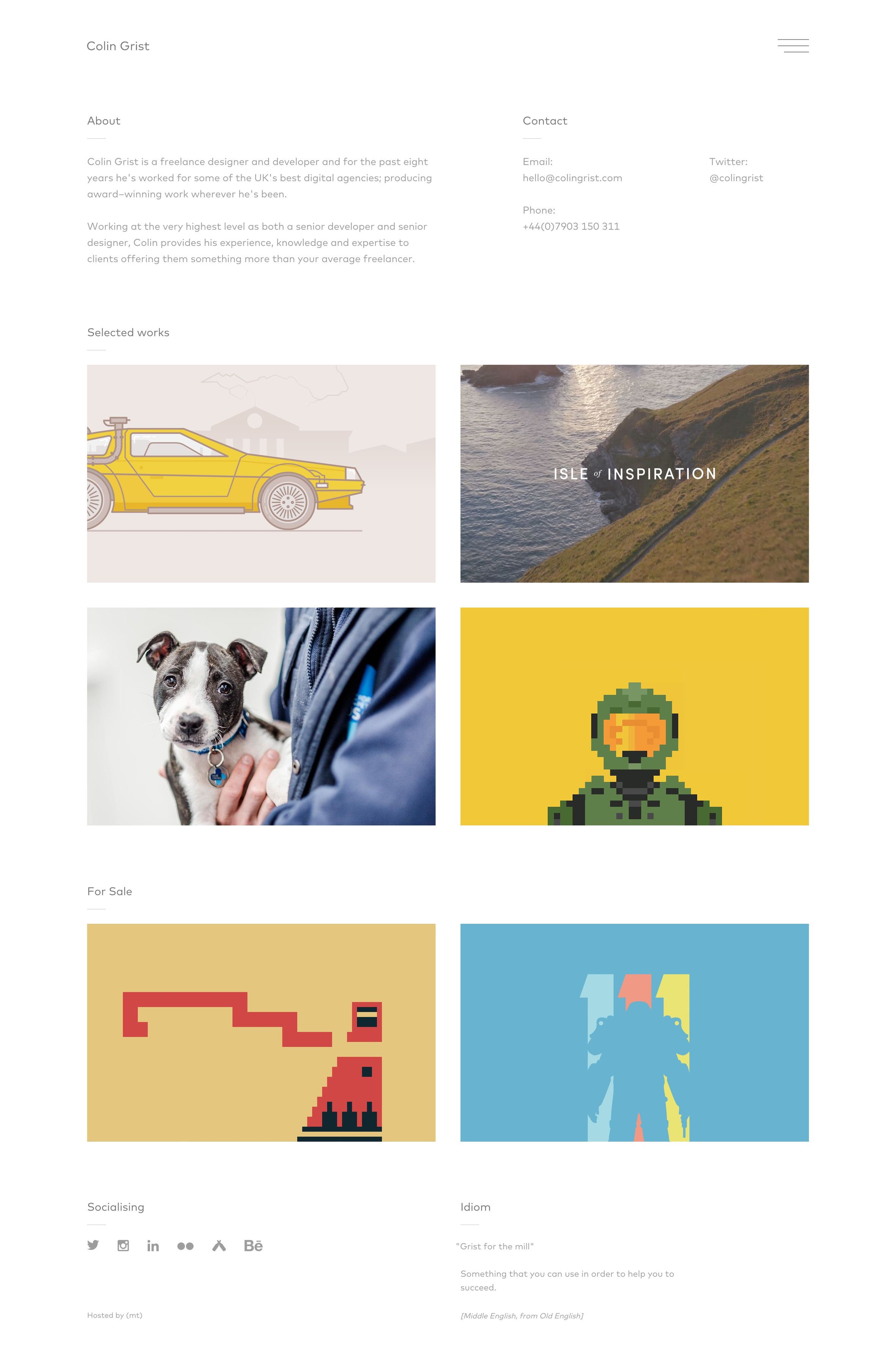 graphic designer portfolio examples