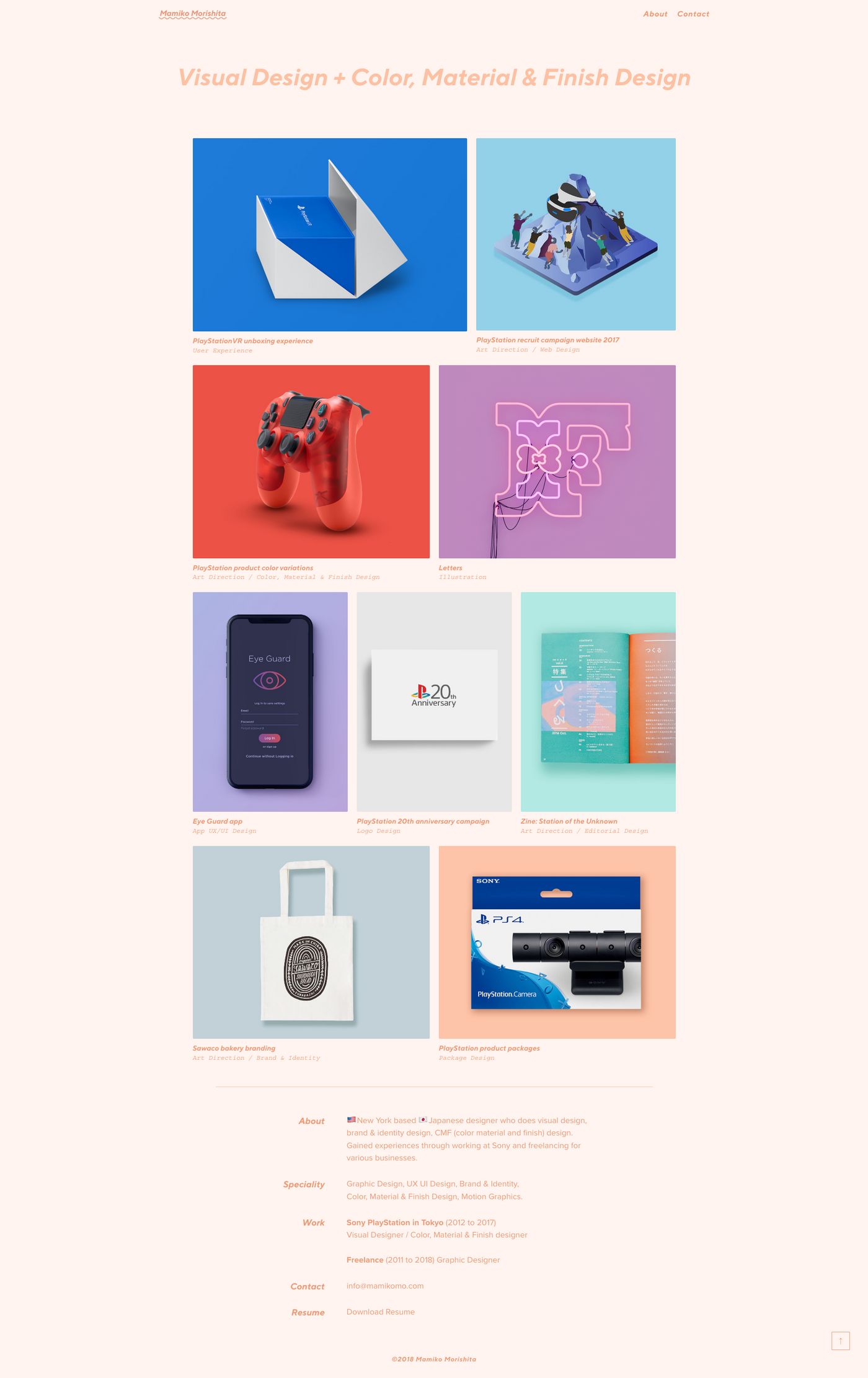 graphic designer portfolio examples