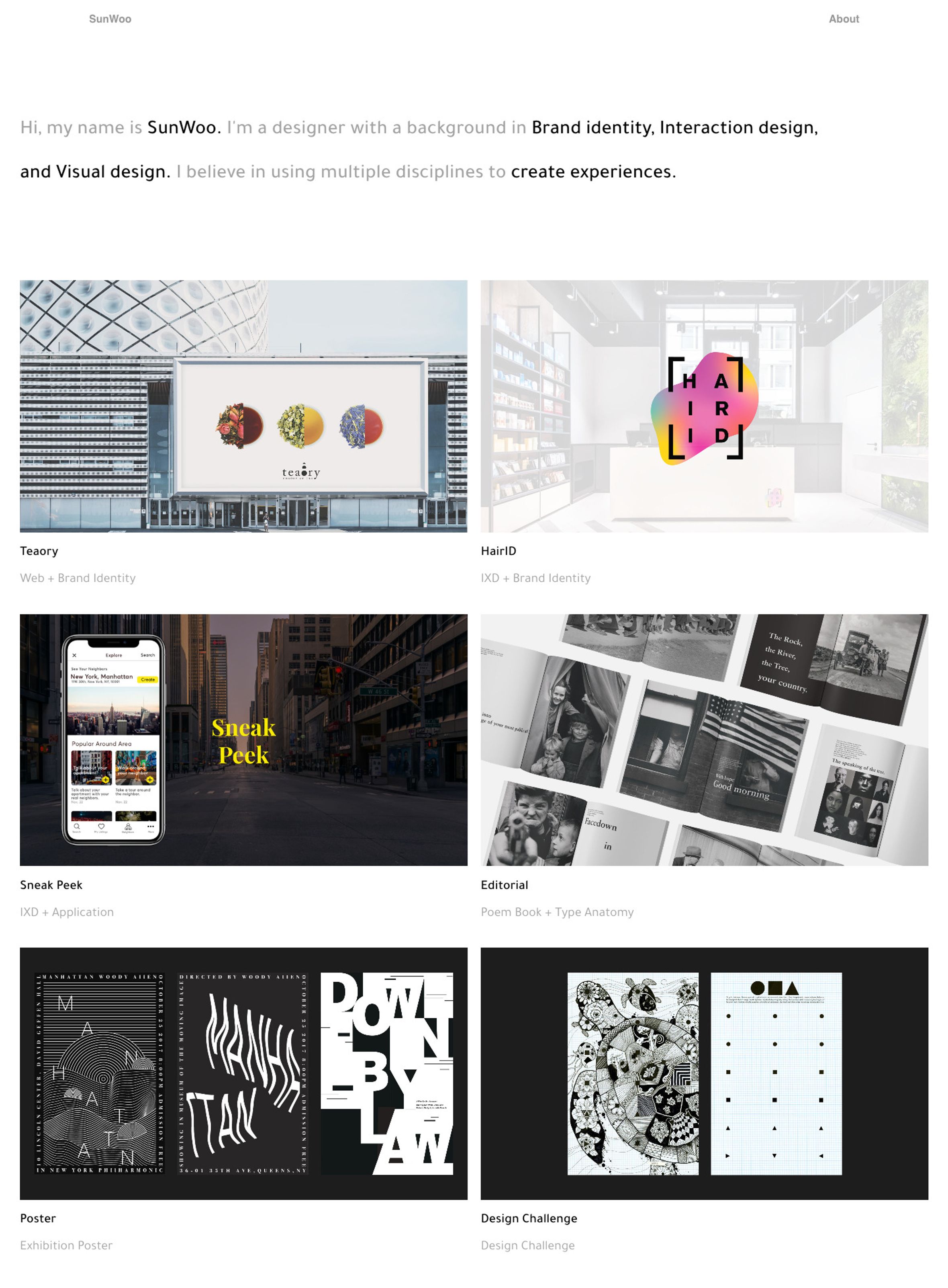 graphic design portfolio examples print