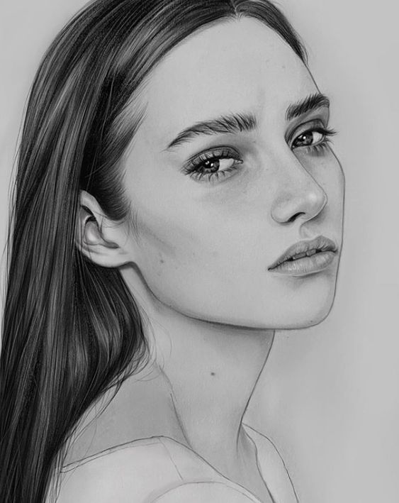 realistic drawing of people