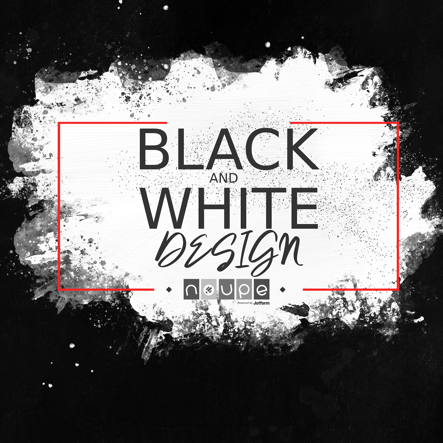 Black and white style: Concept Creator designer showed concept